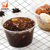 Round Shape 500ml Disposable Plastic PP Bowl With Lid Microwaveable Bowl