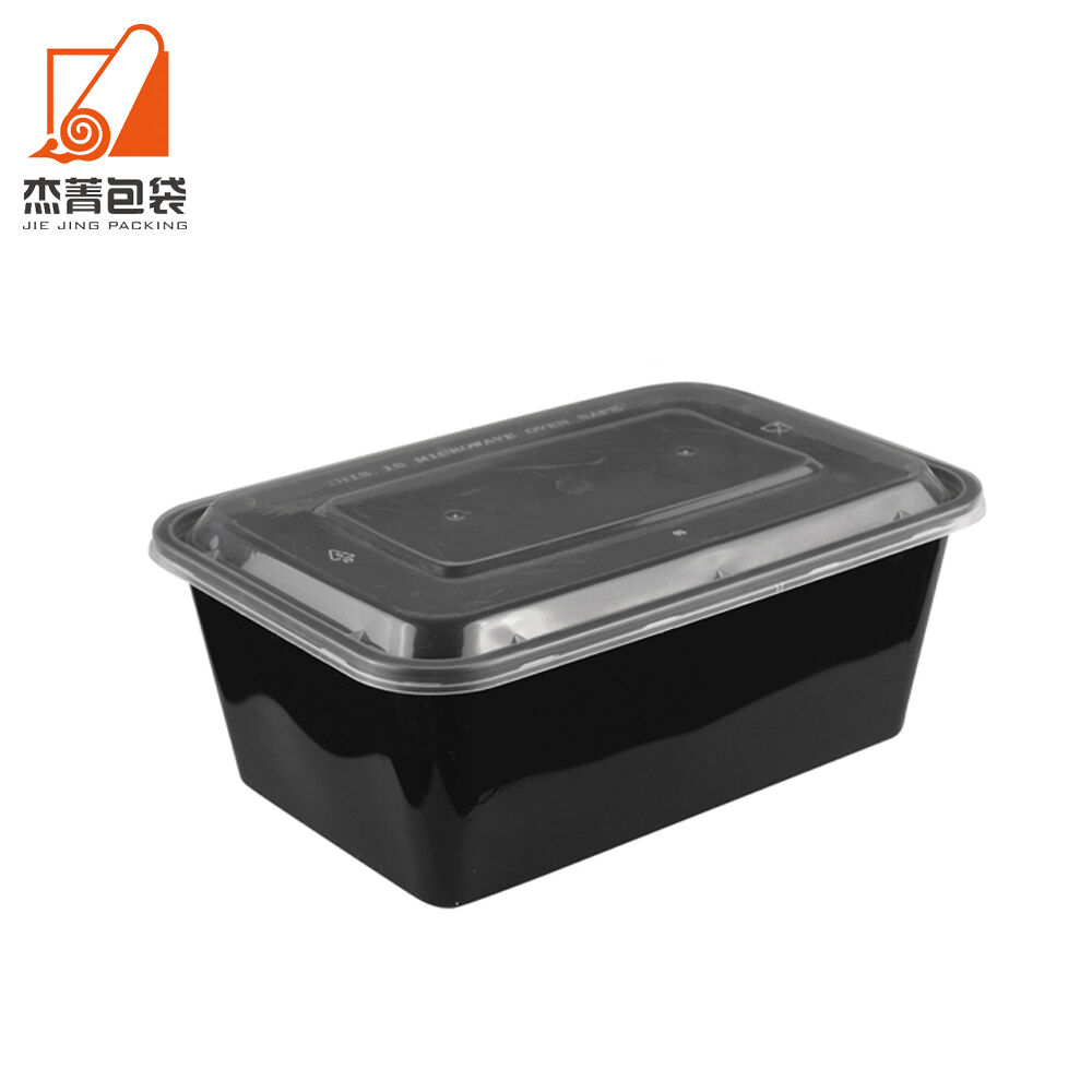 Wholesale Disposable Rectangular Lunch Box Take-out Food Packaging for Fruit Pizza Noodles Other Foods