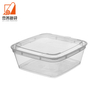 Disposable Clear Leak-Proof 4 oz Plastic Souffle Cups with Hinged Lid for Various Sauces Food Samples Tea