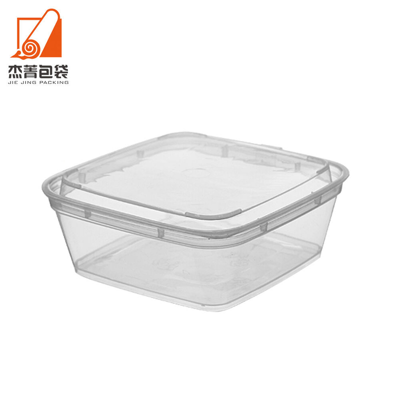 Disposable Clear Leak-Proof 4 oz Plastic Souffle Cups with Hinged Lid for Various Sauces Food Samples Tea