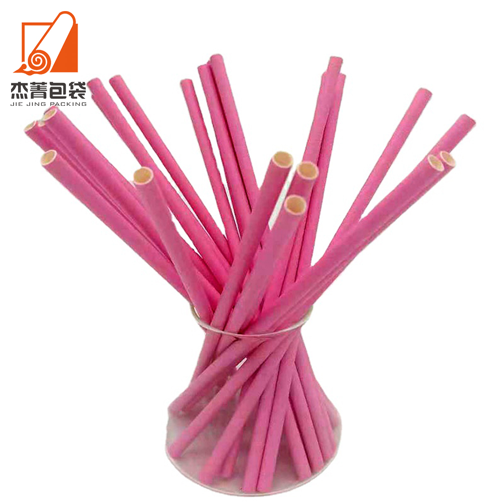 Factory price Paper straw Drinking straw Disposable solid colored paper straw for hot drinks