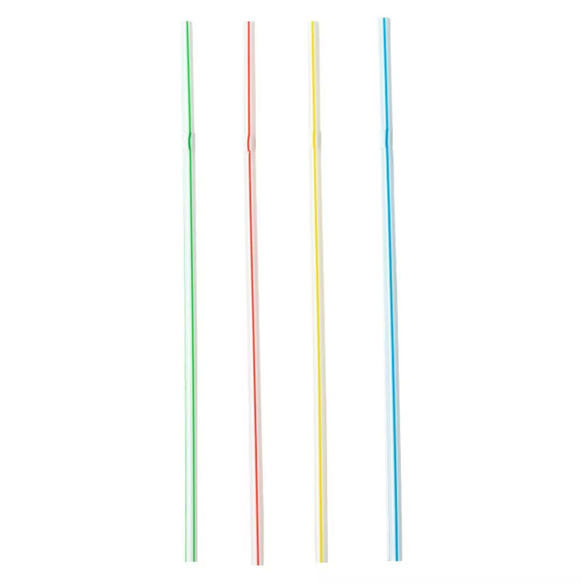 Colored Drinking Straws Wholesale Telescopic Pp Plastic Disposable Bendable Boba Bubble Tea Straw Food Grade Art Free Party