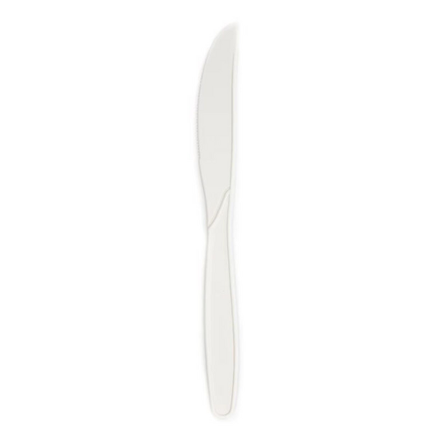 Factory Plant Based Plastic Eco Friendly Cornstarch Cutlery Biodegradable Compostable Knife