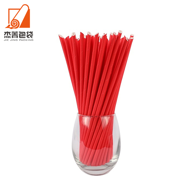 Wholesale High quality Biodegradable Paper straw High quality cowhide decorated straw paper straw