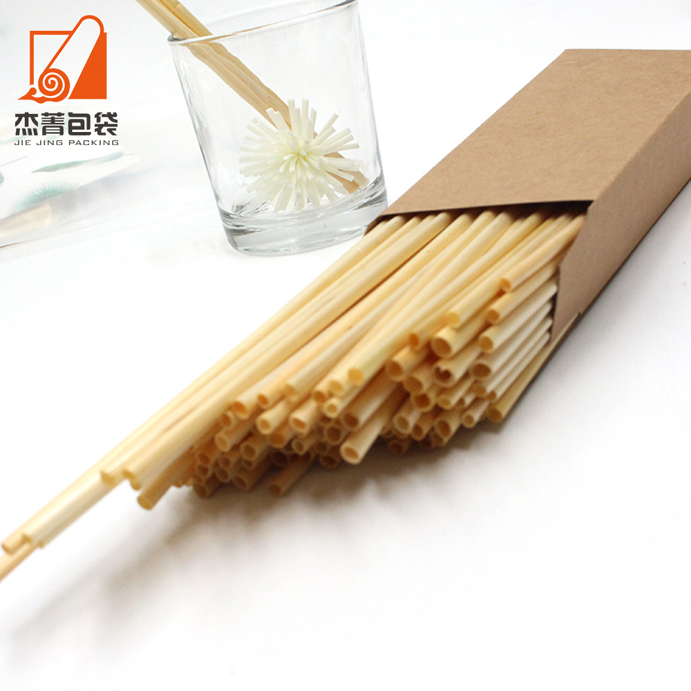 Factory sale Customized straw drinking eco friendly wheat straws with design