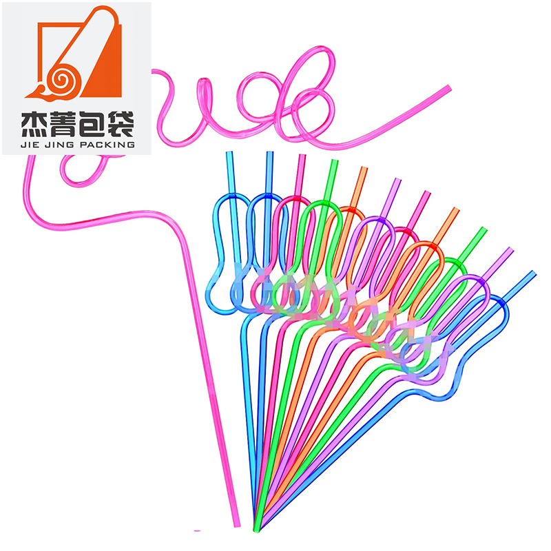 Flexible Wedding Engagement Bridal Shower Gourd Shape Straws Party Supplies Decorations Reusable Colored Bride Straws