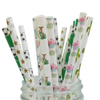 Supplier Custom Colored paper straws Biodegradable straws weddings banquets Drink straw