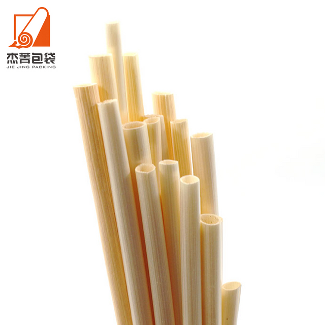 Customized straw drinking eco friendly wheat straws with design