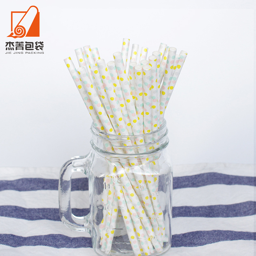 Mass customization Paper straw Biodegradable custom printed food grade drinking paper straws