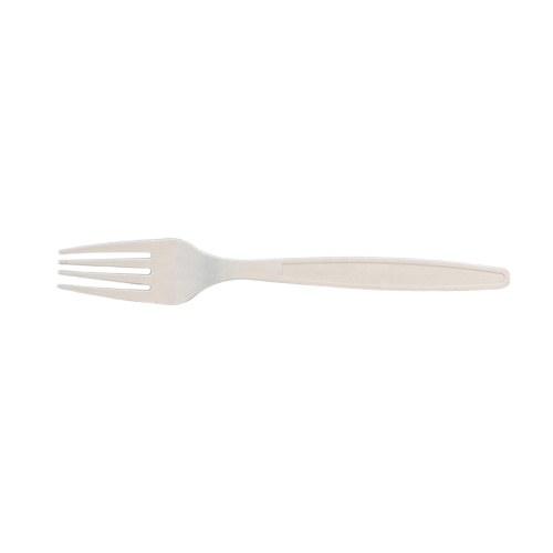 7 inch heavy duty disposable bio plastic biobased cornstarch spoon