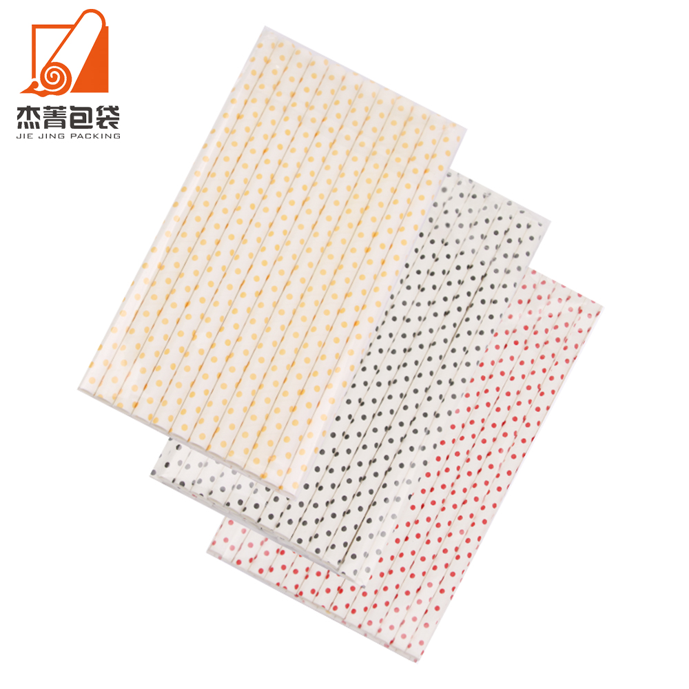 Wholesale Paper straw Wave point pattern 100% biodegradable straw Beverage paper straw