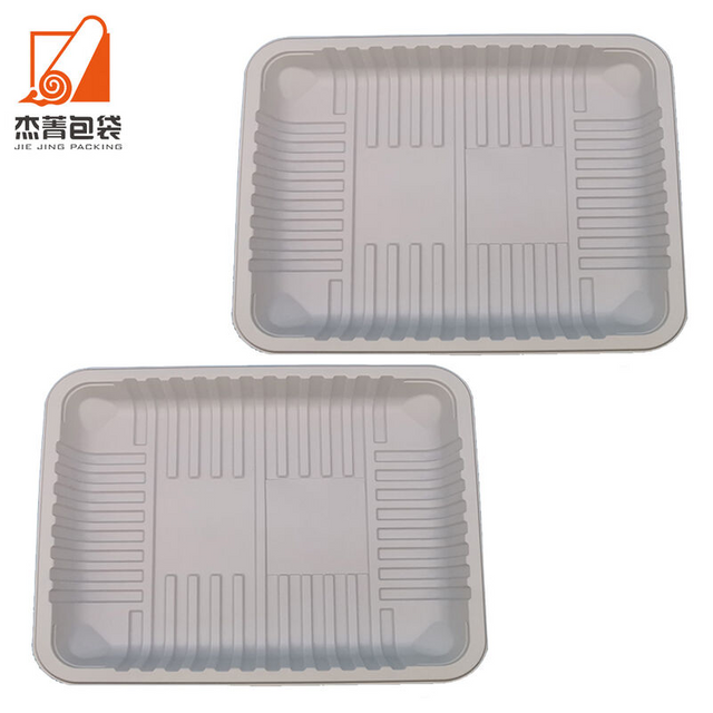 Cheap Customized Eco-friendly Corn starch food tray Biodegradable Packaging Disposable Food Tray