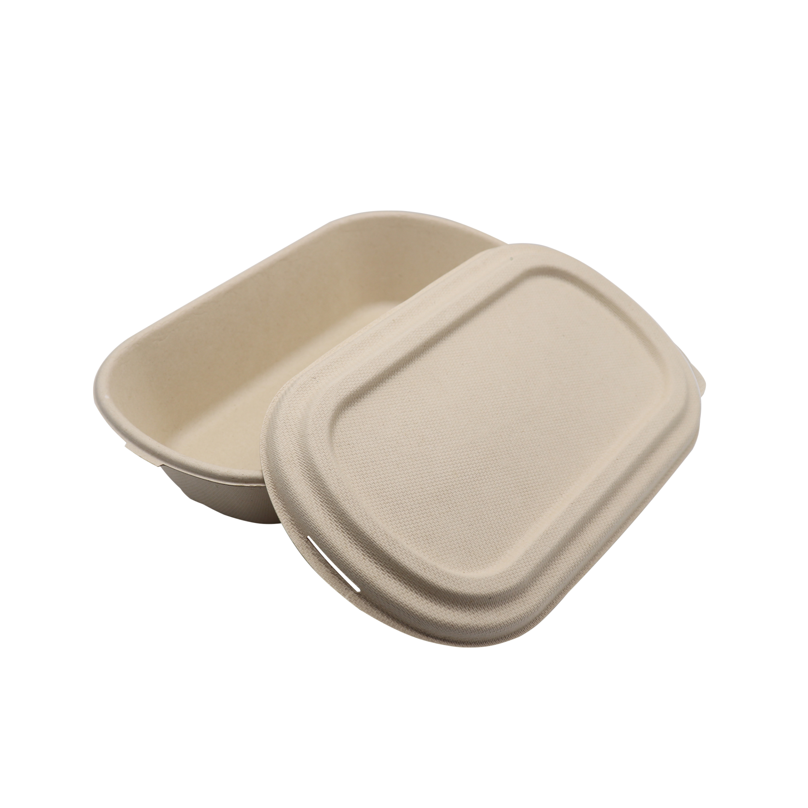Disposable takeaway salad box Biodegradable lidded container