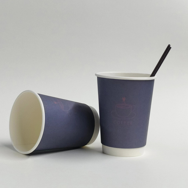 Biodegradable cup_double wall biodegradable coffee cup_disposable hot biodegradable paper cup