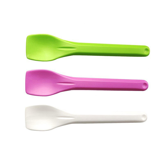 Classic Ice cream dessert biodegradable disposable spoon thickened acid disposable use cutlery for easy camping