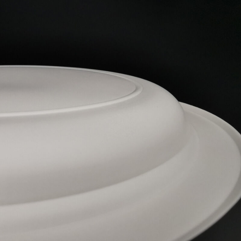 BBQ Party Events Wedding Disposable Tableware Food Plate Biodegradable Dinnerware Corn Starch Dinner Plate