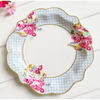 Professional supplier customization Custom Vintage Flower Disposable Party Dessert Cake Plates