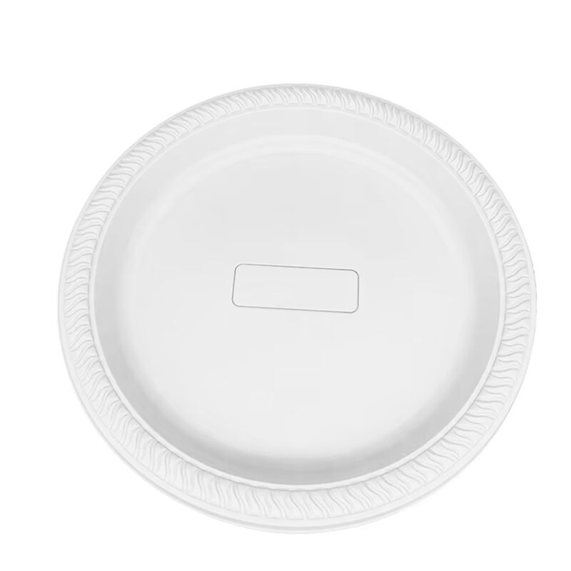 8 inch Cornstarch Bio-Based Custom Color Disposable Festival Food Dessert Cake Plate Party Supplies Tableware Plate Set