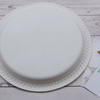 9 inch Cornstarch Bio-Based Round Plate Biodegradable Disposable Degradable Tableware