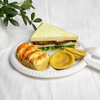 Restaurant Disposable 10 Inch 3 Compartment Biodegradable Food Plates For Sale
