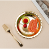Suppliers undertake custom orders Paper plate Disposable Biodegradable Plate for Birthday Party in 7 inch size