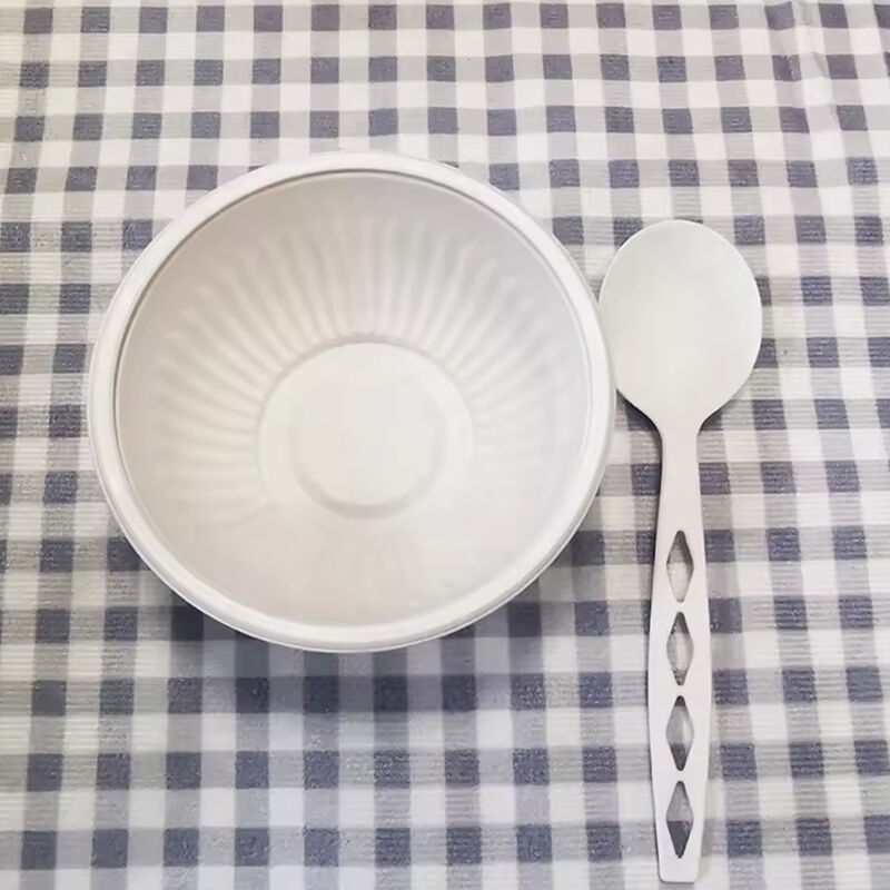 6 Oz Biodegradable Corn Starch Take Away Microwavable Small Chinese Hot Soup Rice Packaging Bowls 200 Ml Round Disposable Bowl