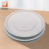 Cheap Customize 98mm Biodegradable Corn Starch Hot Cold Coffee Drink Round Flat Disposable Ice Cream Cup Lid
