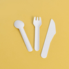 Paper Knife Fork Spoon Set Paper Disposable Cutlery for Party Picnic