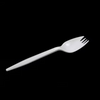 Custom Accepted Wholesale Eco Friendly Biodegradable Cutlery Disposable Cornstarch Spoon Spork