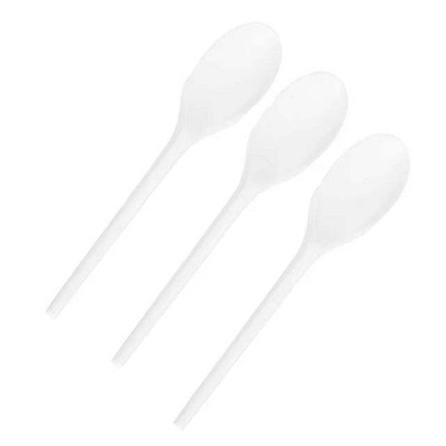 Factory direct customization Bio degradable disposable cutlery Eco-friendly compostable 6.5 inch spoon
