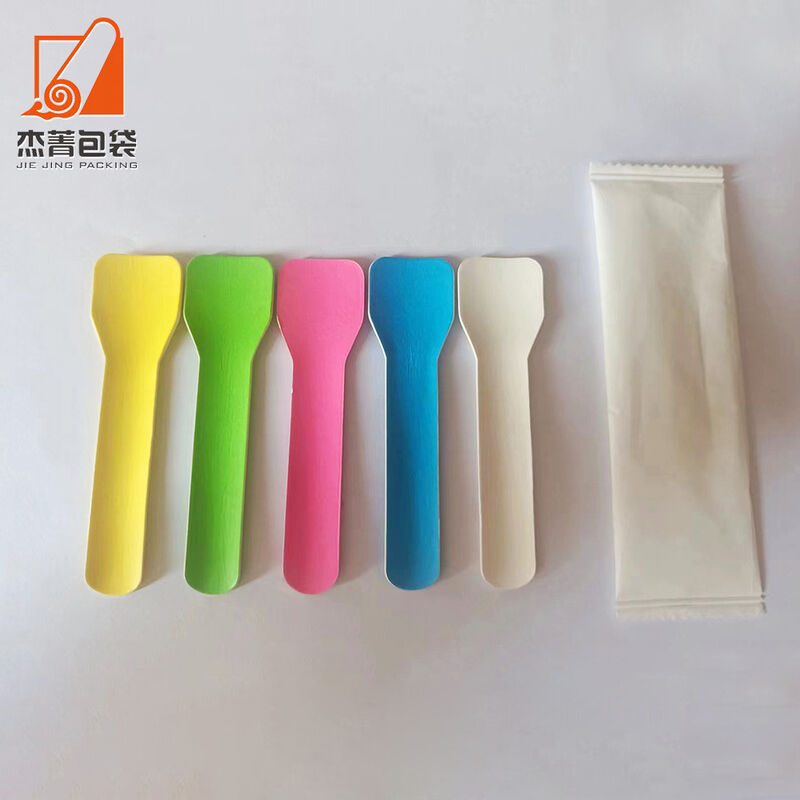 2024 OEM Paper spoon 100% Biodegradable Disposable Paper Spoon for Ice Cream