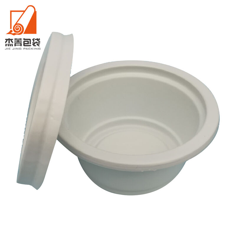 Wholesale 100% natural biodegradable compost disposable cornstarch fast food cutlery bowl