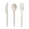 biodegradable eco knife biodegradable cornstarch Disposable Tableware disposable corn starch cutlery spoon fork knife
