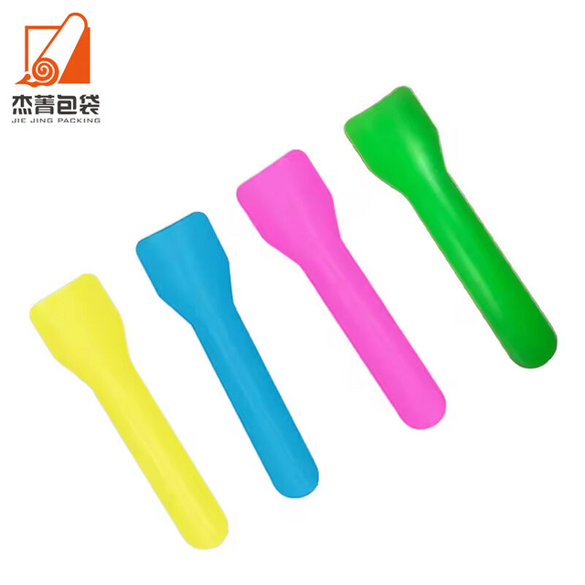 Eco-Friendly Disposable Paper Tableware: Color Splash Cake Dessert Spoons, Knives, Forks, and Ice Cream Spoons