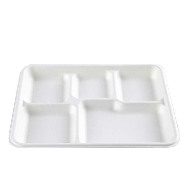 Großhandel Zuckerrohr-Bagasse-Verpackungsbehälter Bagaßen biologisch abbaubares Einweg-Zellstoff-Bahl