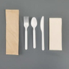 Großhandel Custom Eco Einweg PLA Besteck Set Party Hochzeit Picknick Restaurant Einweg Kunststoff Geschirr Gabel Löffel Messer