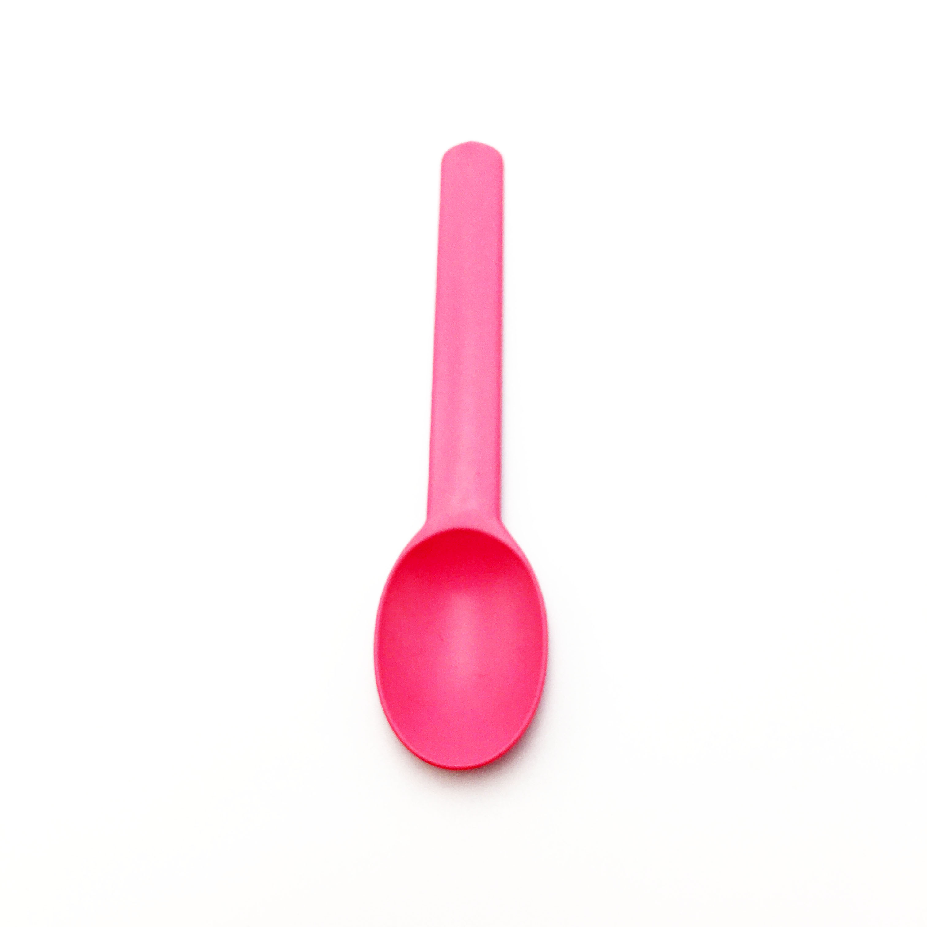 Colorful Biodegradable Flatware Disposable PLA Dessert Frozen Yogurt Gelato Ice Cream Plastic Spoon