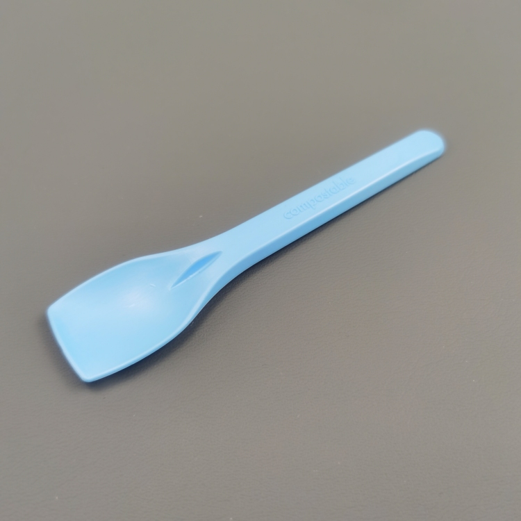 Hot Selling Product Eco Friendly Biodegradable Pla Small Ice-Cream Spoon
