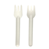 100% Bagasse Cutlery Compostable Knife Fork and Spoon Eco Cutlery Set Sugarcane Bagasse Paper Cutlery