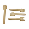 Eco Friendly BPI 100% Compostable Paper Cutlery Paper Knife Spoon Fork Dessert Spoon Ice Cream Spoon Stirring Stick