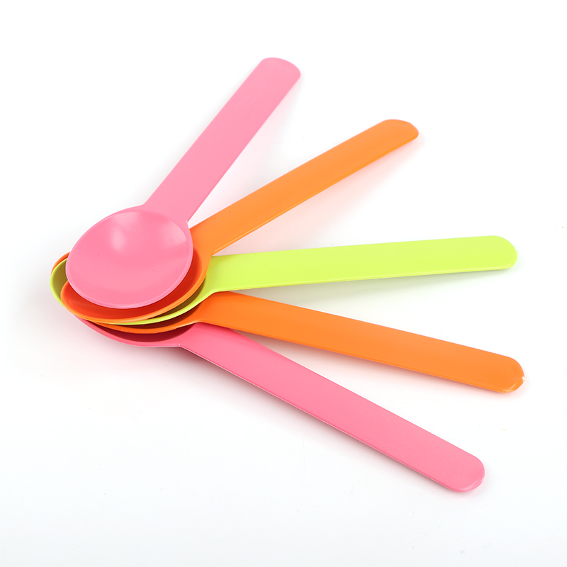 Cornstarch Utensils CPLA PLA Biodegradable Yogurt Spoon Eco-friendly Disposable Ice Cream Spoon