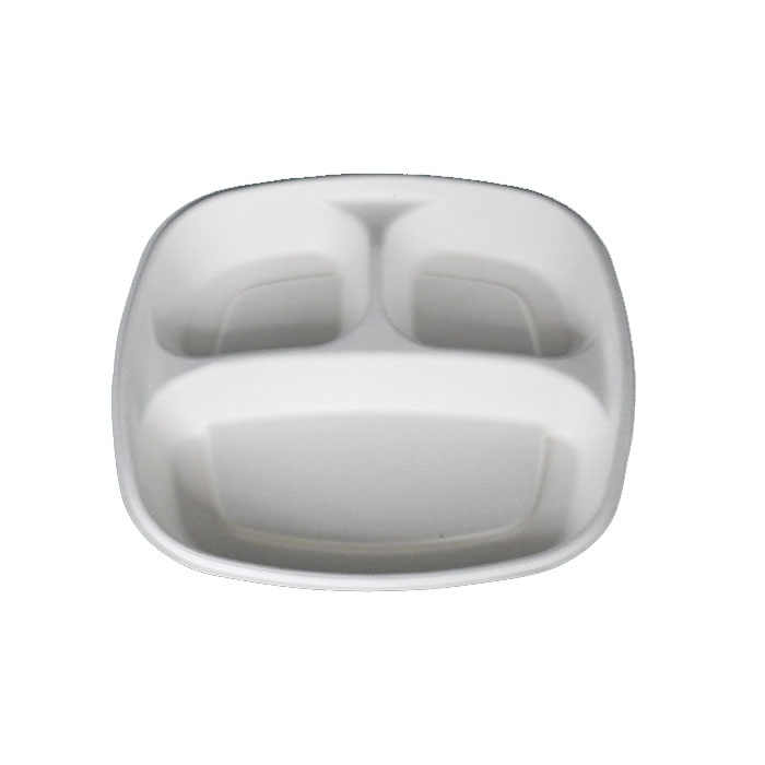 Disposable Organic Divided Paper Plates