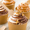  17/5000 Disposable ice cream Eco-friendly degradable wooden ice cream spoon