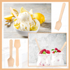 Wholesale Natural Disposable Wooden Spoon Bulk Cheap for Ice Cream Spoon