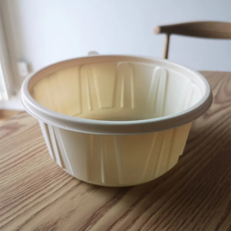 Cheap Price Disposable Corn Starch Round Bowl to Go Food Container Deli Food Round Container with Lid