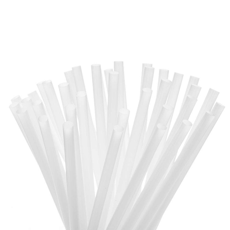 100% Biodegradable Pla Straw Disposable Drinking Straws Eco-Friendly Individual Packing 6mm 8mm Diameter for Bar Parties Camping
